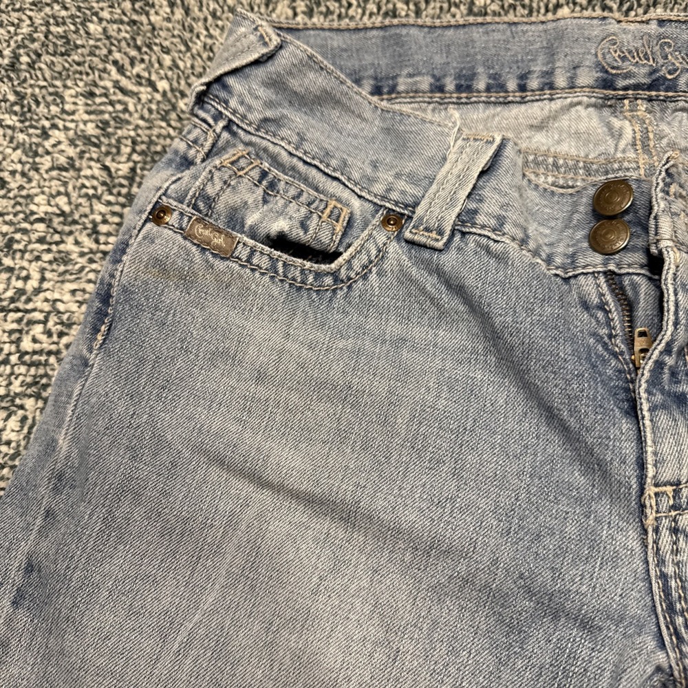 Cruel Girl Women's Jeans Size 9R Light Wash 100% Cotton Bootcut Style - Picture 4 of 14